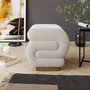 Atelier Del Sofa Puff Crema Ancho 40 cm Alto 42 cm Profundo 42 cm